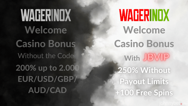 wagerinox exclusive welcome bonus