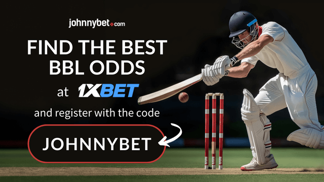 1XBET BBL Cricket bets