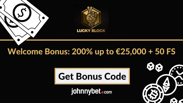 lucky block welcome bonus promotion