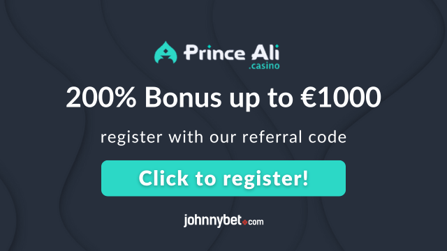 links to Prince Ali sign-up promotion