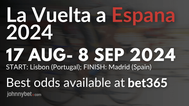 betting on la vuelta 2024 with bet365