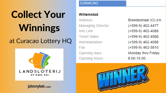 how to claim prizes at curacao lottery