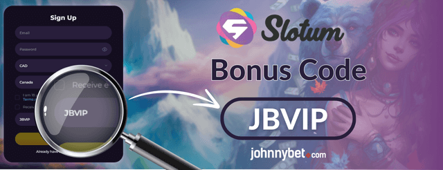 slotum welcome bonus code registration