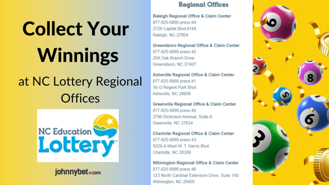 North Carolina Lottery regional offices promotion