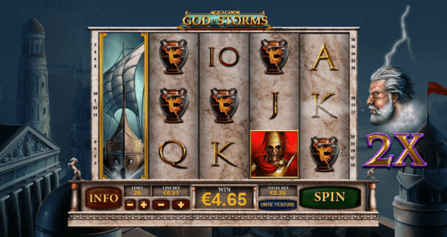 age of the gods god of storms bonus multiplier