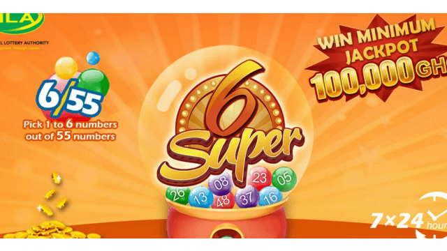 super 6 nla ghana lottery games