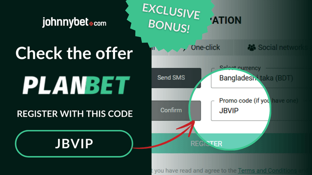 planbet bonus code registration