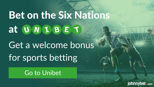 rugby sports betting promotion at unibet