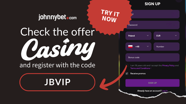Casiny bonus code registration