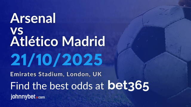 Arsenal vs Atletico Madrid betting odds