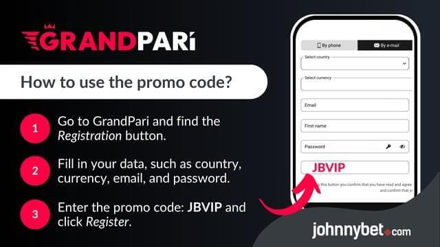 GrandPari promo code registration