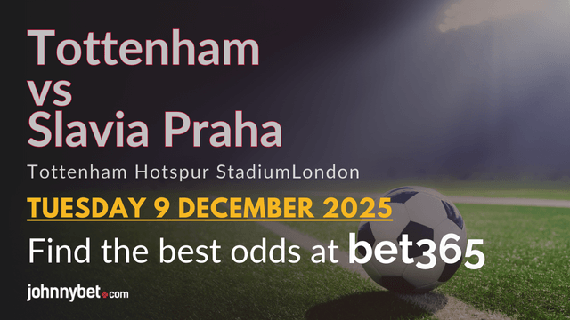 tottenham slavia praha betting odds bet365