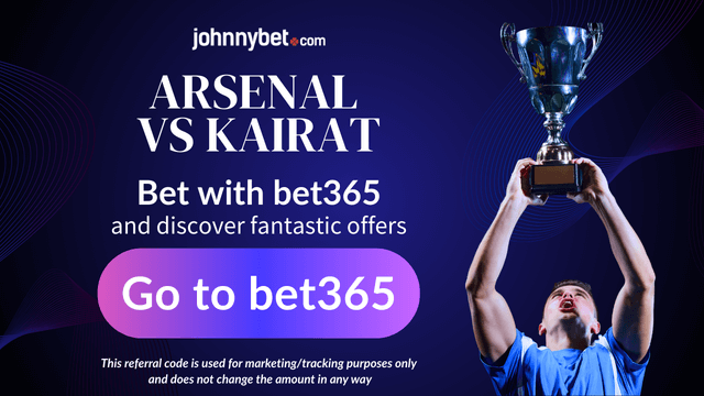 arsenal vs fc kairat odds