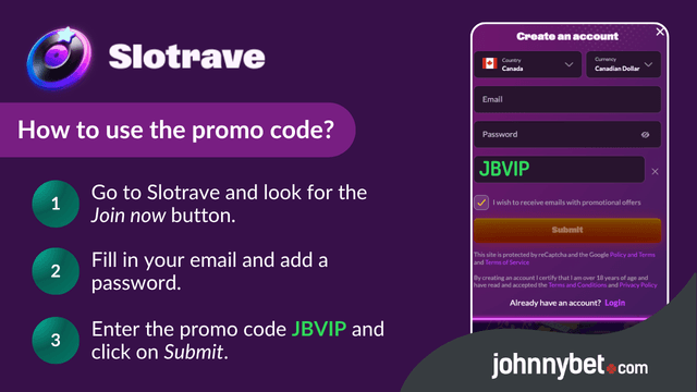 slotrave promo code registration