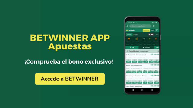 Betwinner app apuestas bono de bienvenida