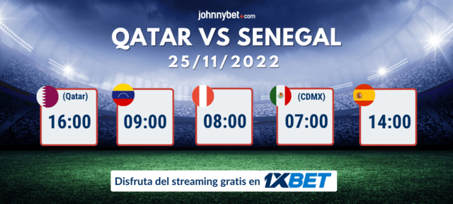 Qatar vs Senegal streaming gratuito