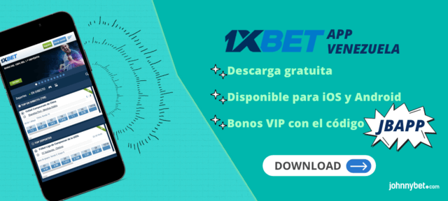 app móvil 1XBET Venezuela bono