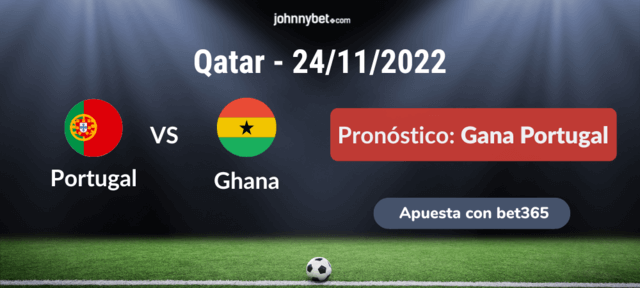 pronóstico de apuestas Portugal Ghana Qatar