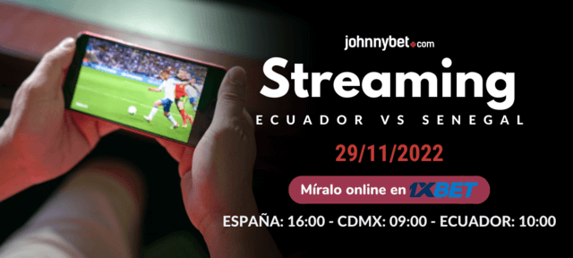 transmisión en vivo Ecuador vs Senegal live stream 1xBET