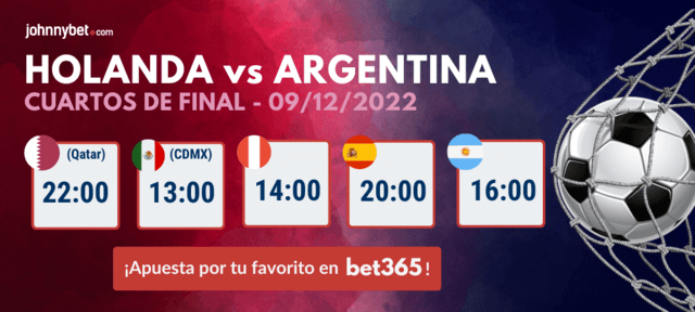 apuestas Holanda vs Argentina cuotas
