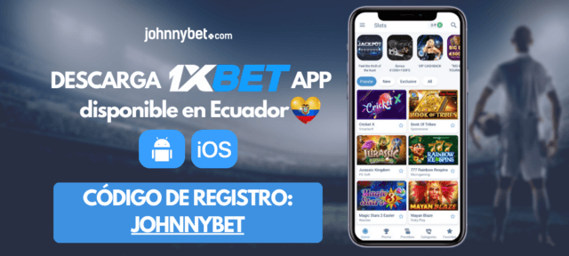 promociones casino apuestas 1XBET Ecuador app aplicación móvil