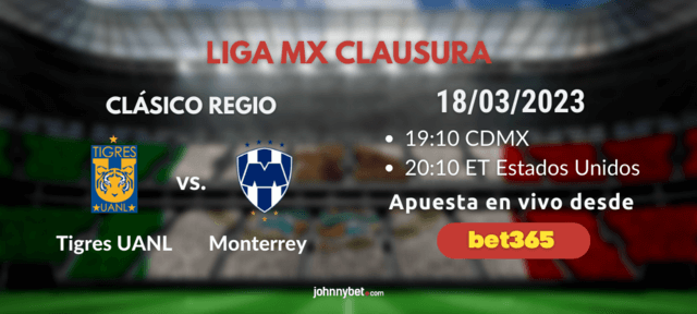 predicción clásico regio Tigres vs Monterrey