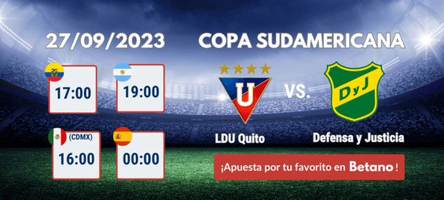 Quién ganará Liga de Quito vs Defensa y Justicia Copa Sudamericana semis ida
