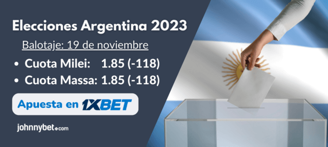 Apuestas hoy política elecciones presidenciales Argentina