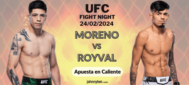 Royval vs Moreno pelea UFC quién gana apuestas