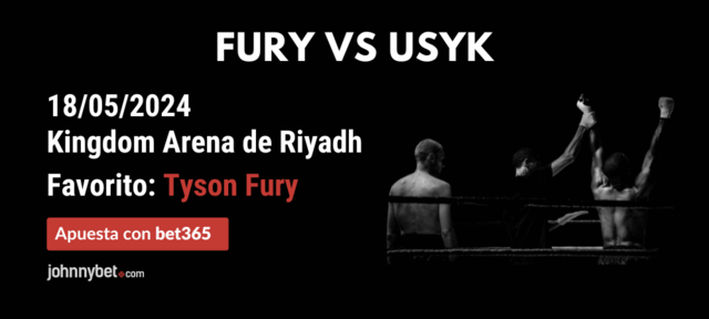 Fury vs Usyk apuestas online