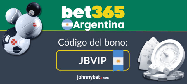Bono por registro bet365 Argentina