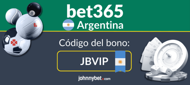 Bono por registro bet365 Argentina