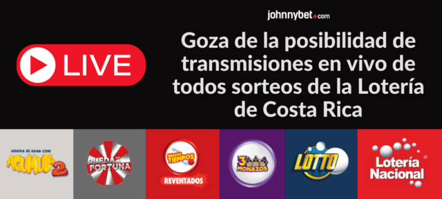 ver sorteo en directo Loteria de Costa Rica