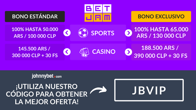 BetJam código para 2024