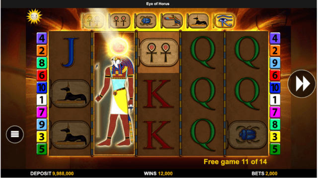 eye of horus jugar slots online en directo