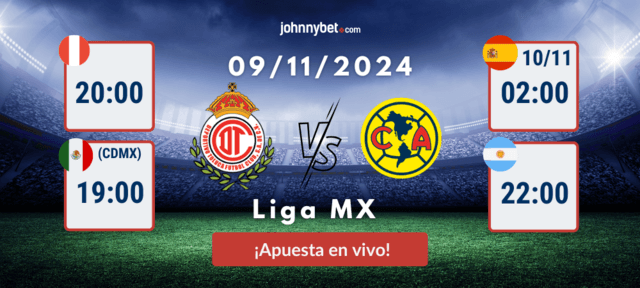 tolcua vs america partido liga mx apuestas online