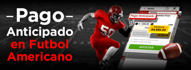 pago anticipado NFL apuestas futbol americano