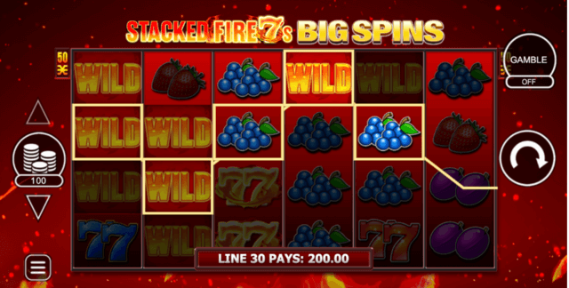 Stacked Fire 7s Big Spins bono giros gratis 2025