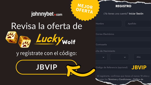 lucky wolf codigo de registro 2025