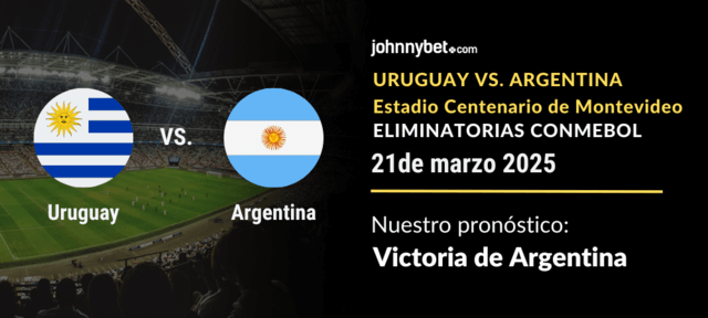 Apuestas CONMEBOL Argentina vs Uruguay disponibles en bet365