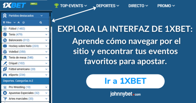 deportes para apostar en 1XBET