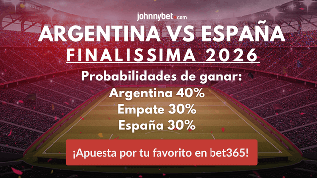 finalissima 2026 cuotas de apuestas