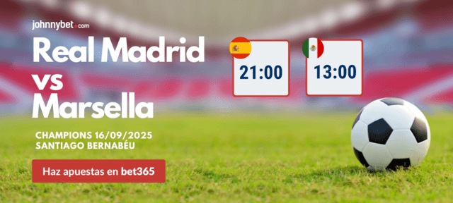apuestas cuando es real madrid marsella liga de campeones europa