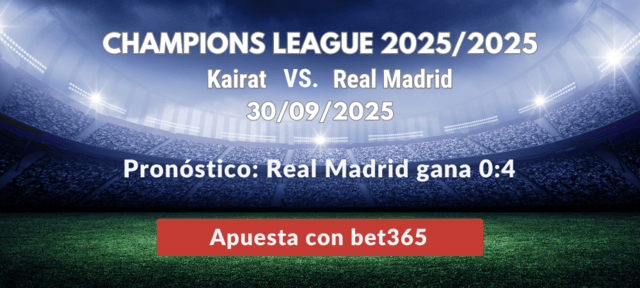 apostar kairat vs real champions