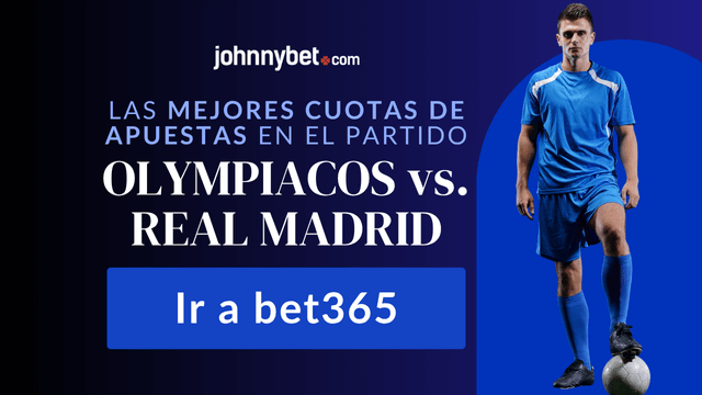 Olympiacos vs Real Madrid cuotas 2025