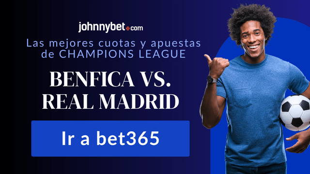 benfica vs real madrid cuotas apuestas