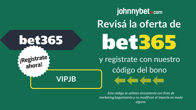 código del bono bet365 Argentina 2026
