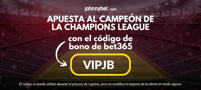 liga de campeones apuesta campeón código bonus