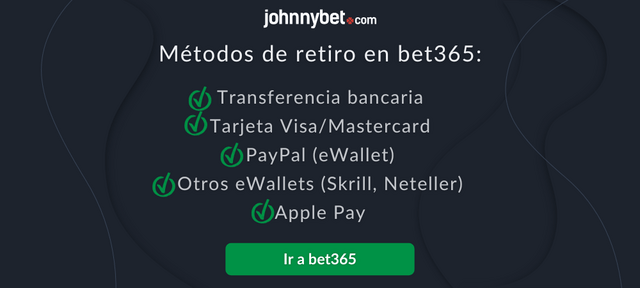 como retirar dinero en bet365 2026