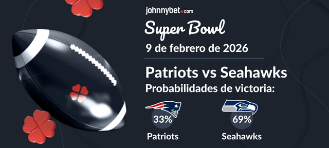apuestas favoritos super bowl ganador New England Patriots - Seattle Seahawks